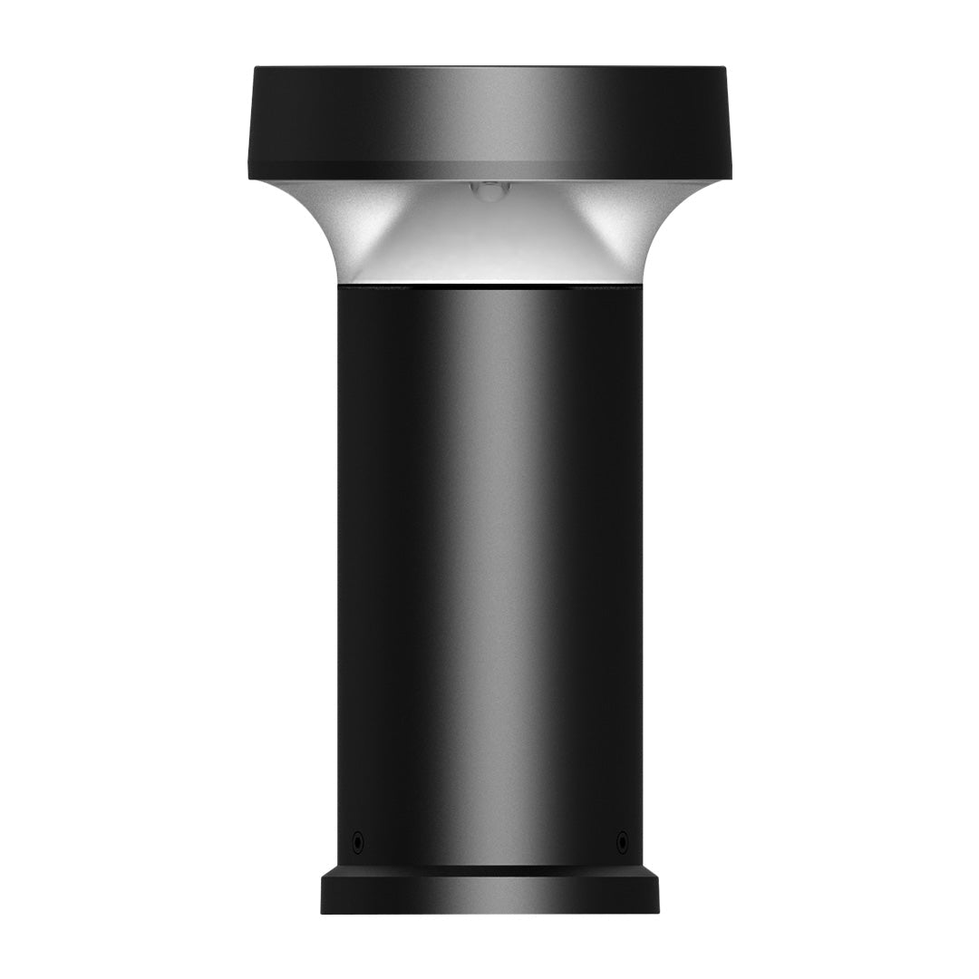 Modern Front Lawn Bollard Light | Black LED Path Lights