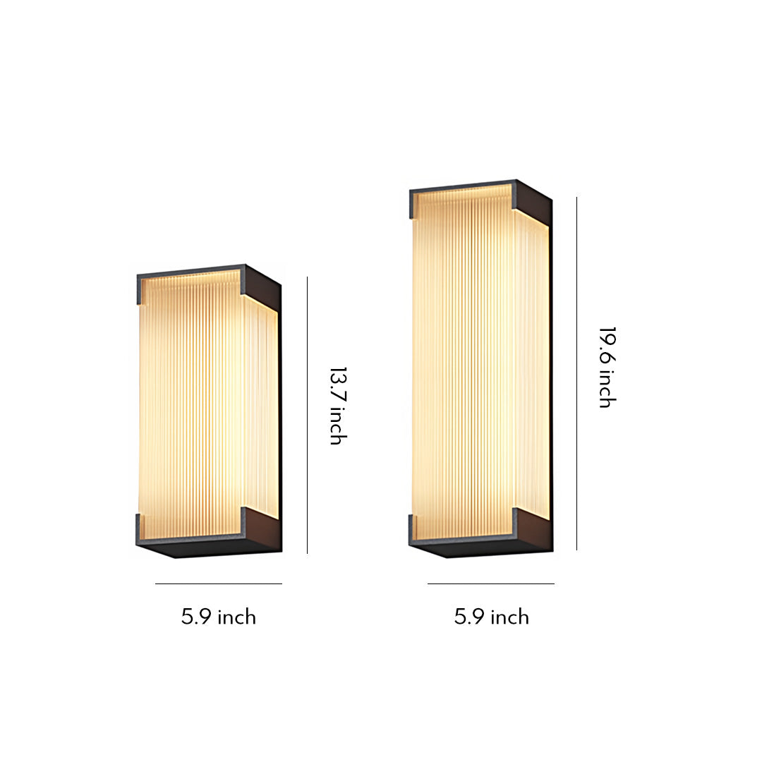 Outdoor Lighting Fixtures Wall Mounted Modern Waterproof Lamp