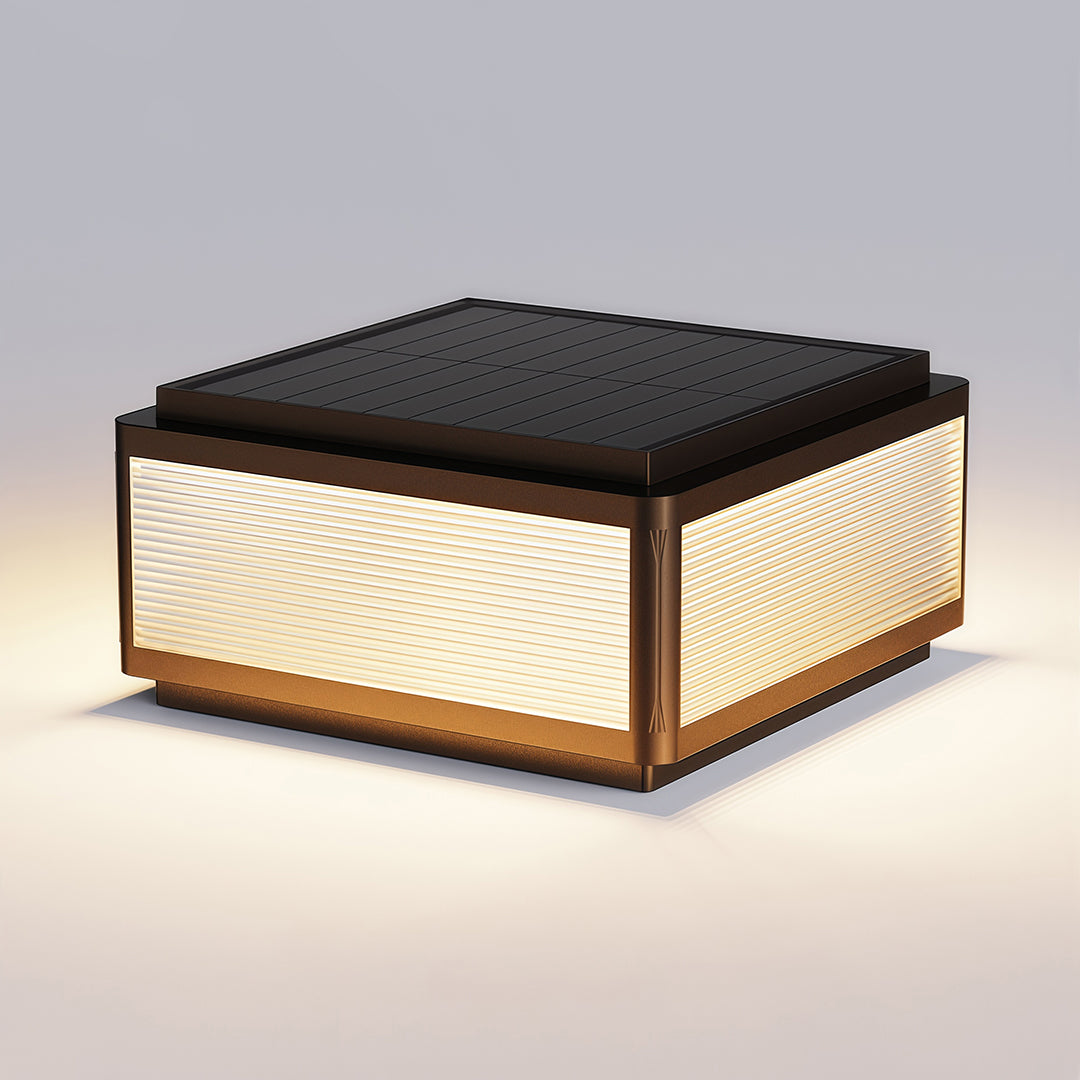 Outdoor Patio Pillar Lights Waterproof Gate Column Light