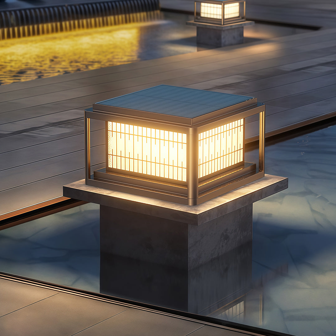 Outdoor Pillar LED Lights Waterproof Courtyard Column Light