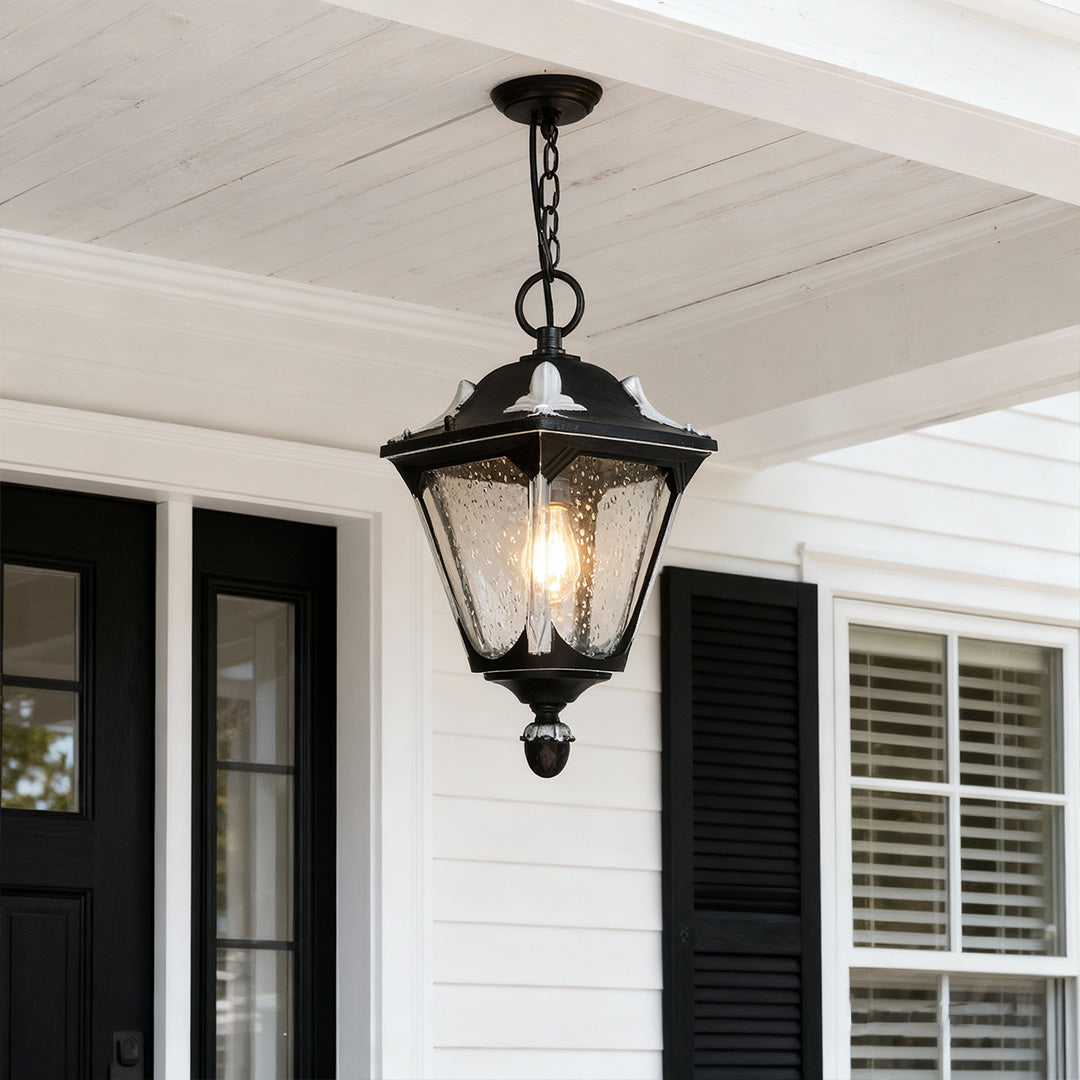 Outdoor Porch Pendant Lights Glass Decorative Minimalist Ceiling Light