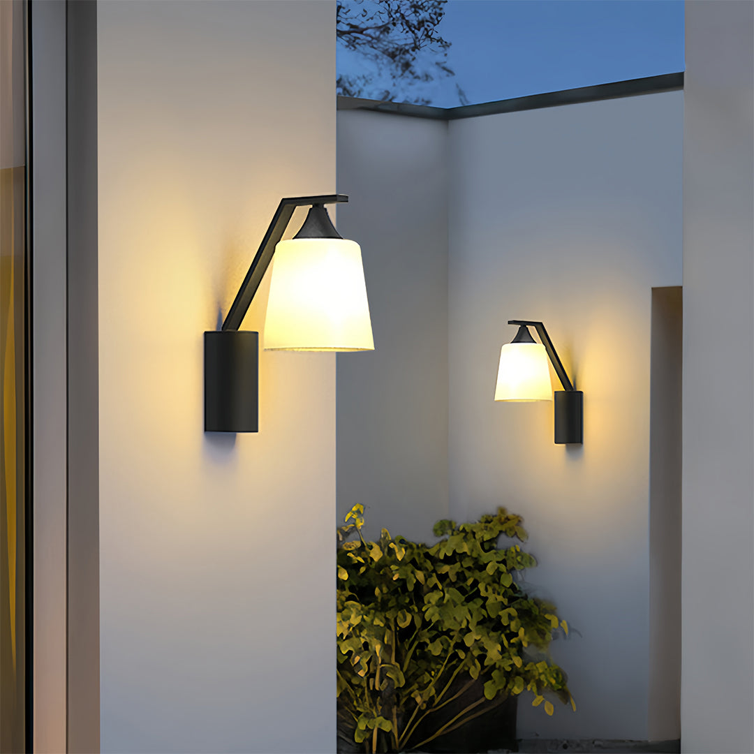 Outdoor Sconce Black European-Style Luxury Decorative Lamp