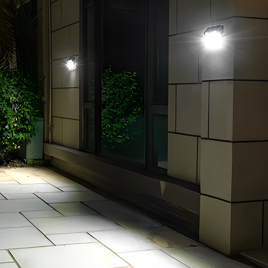 Outdoor Solar Wall Light with Motion Sensor Waterproof LED Light