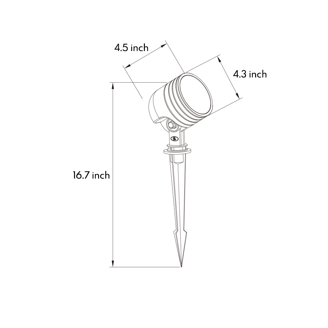 LED Stakes Lights For Outdoor Directional Light Spotlights