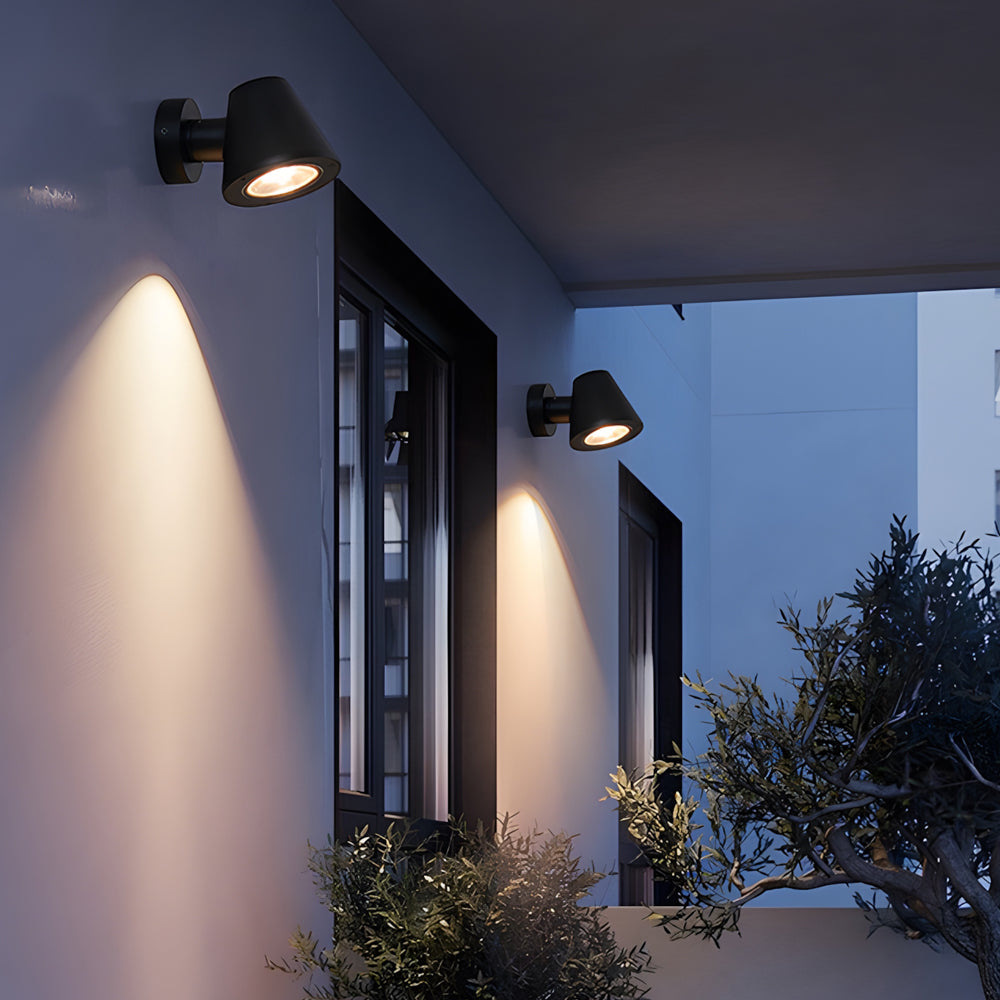 Waterproof Wall Spot Light LED Aluminum for Long-Range Illumination