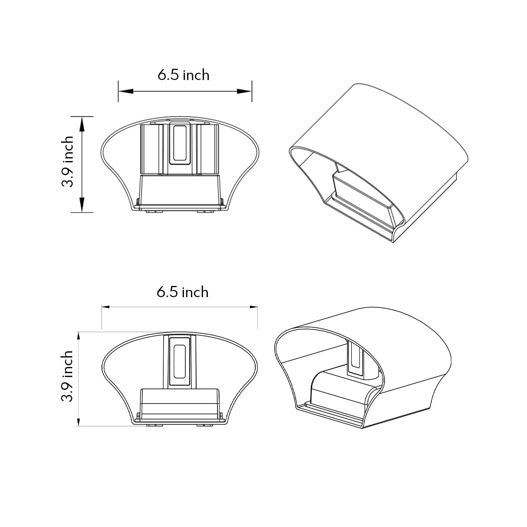 Outdoor Up Down Wall Light LED Waterproof Minimalist Style Light