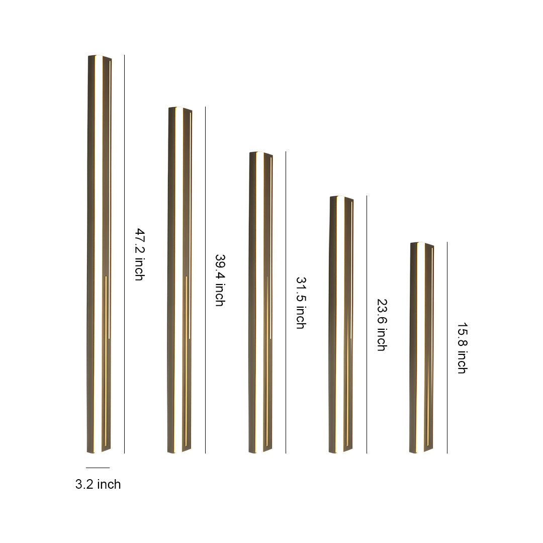 Outdoor Wall Mount Lightin Modern Waterproof Linear Light