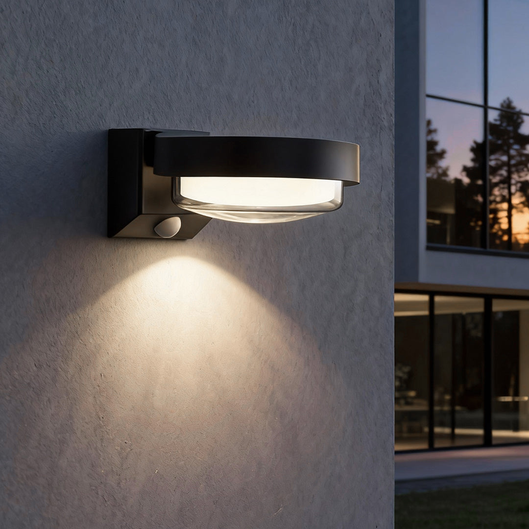 Outdoor Solar Lights Wall Mounted LED Motion Sensor Light 2 PCS