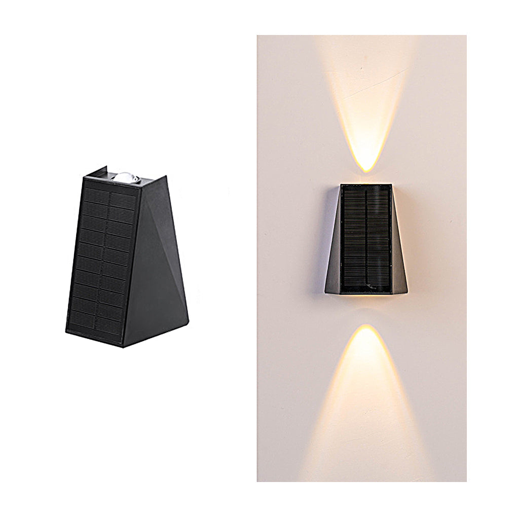 Outdoor Wall Sconce up and down Lighting Solar Light