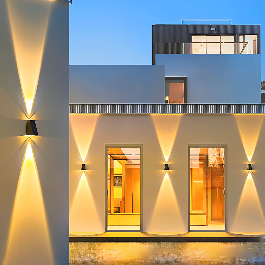 Outdoor Wall Sconce up and down Lighting Solar Light