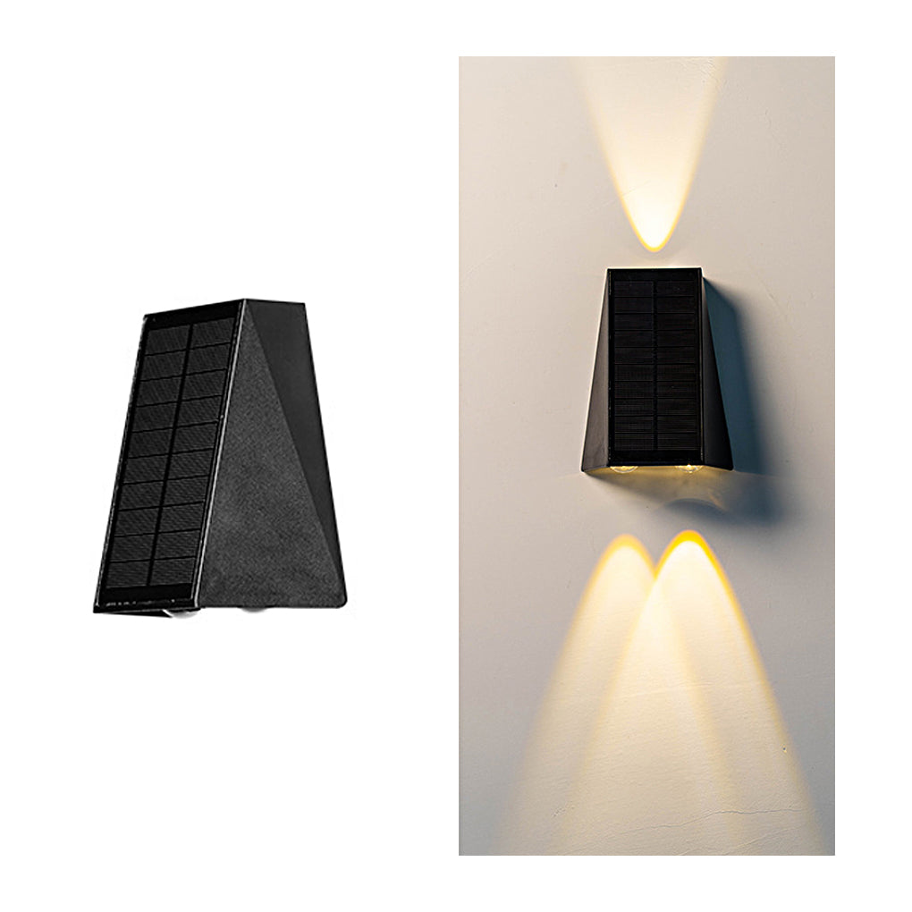 Outdoor Wall Sconce up and down Lighting Solar Light
