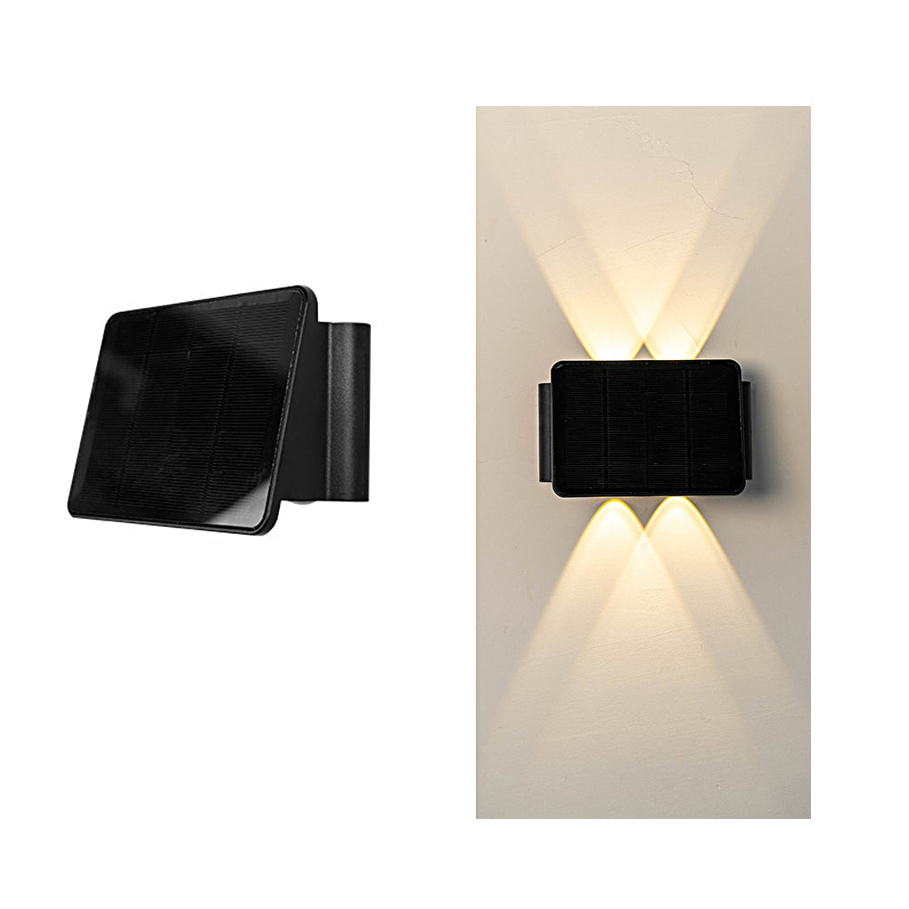 Outdoor Wall Sconce up and down Lighting Solar Light