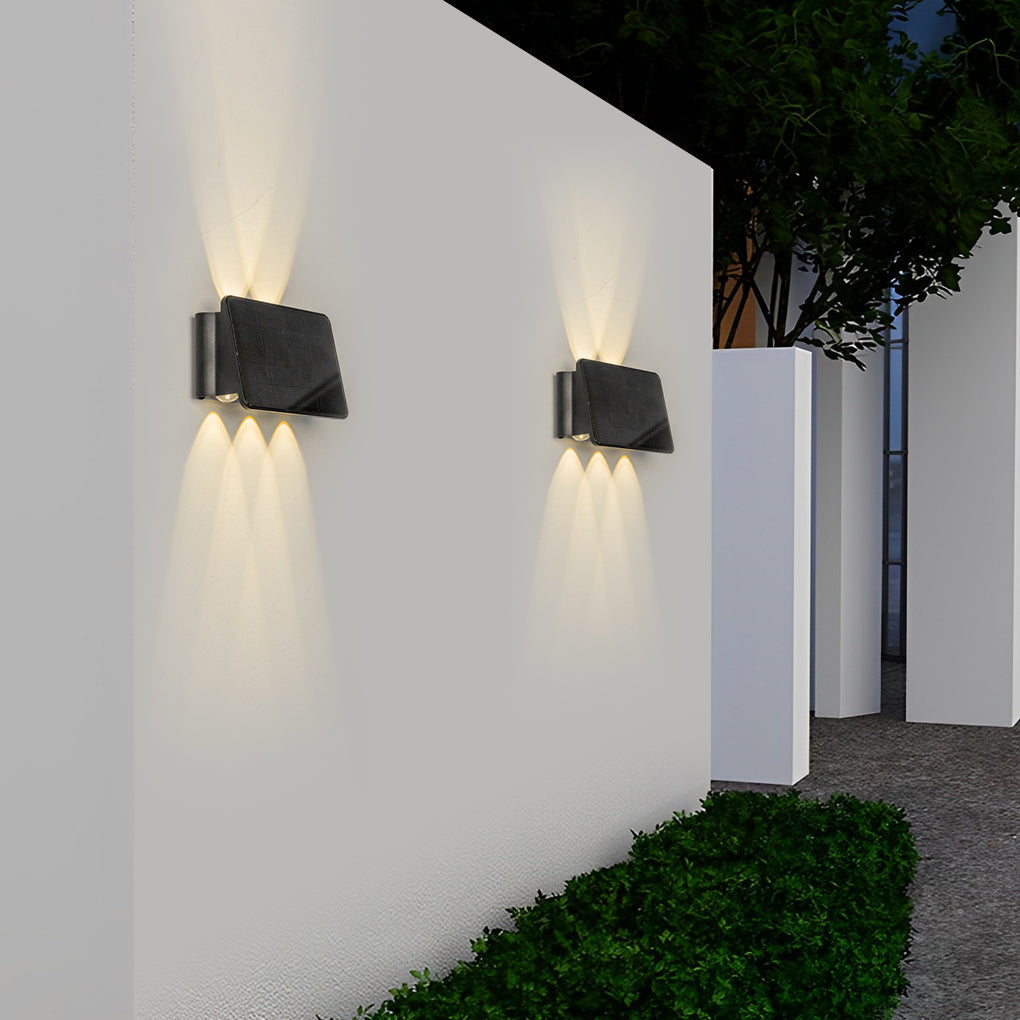 Outdoor Wall Sconce up and down Lighting Solar Light