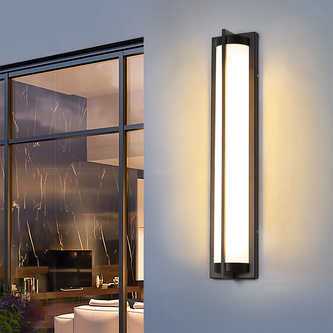 Outdoor Wall Sconces Black Modern Minimalist Waterproof Lamp