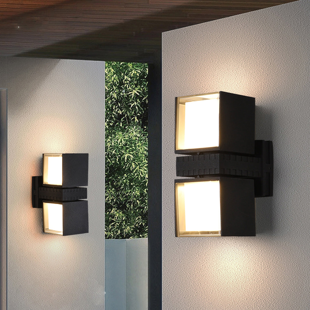 Outdoor Wall Up Lighting Waterproof Modern Creative Lamp