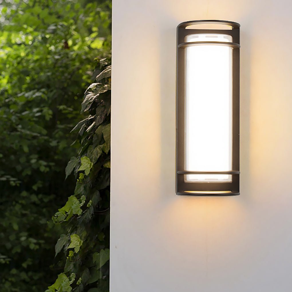 Outdoor LED Light Fixtures Wall Mount Dual-Layer Shade Light