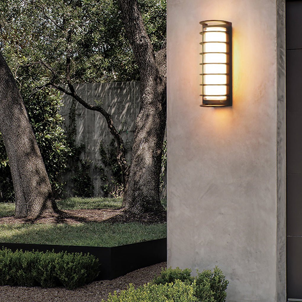 Outdoor LED Light Fixtures Wall Mount Dual-Layer Shade Light