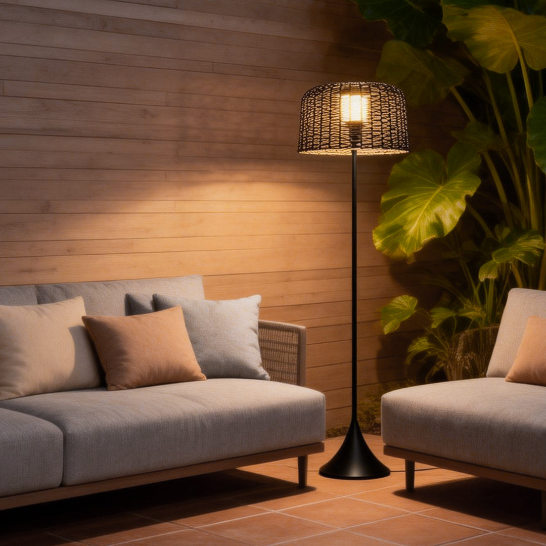 Outdoor Waterproof Floor Lamps Modern Stainless Steel Lamp