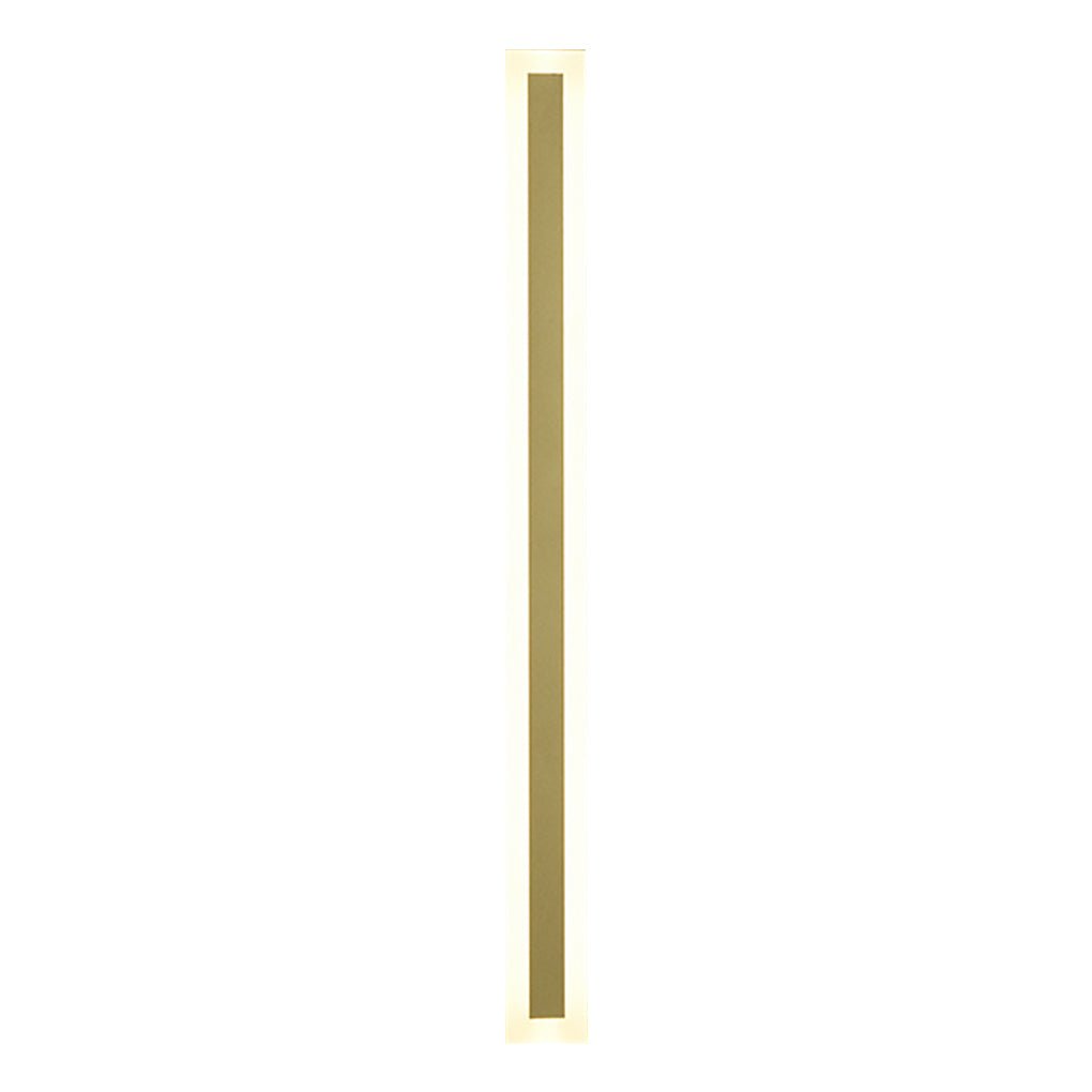 Gold Outdoor Wall Light Outdoor Minimalist Linear LED Light