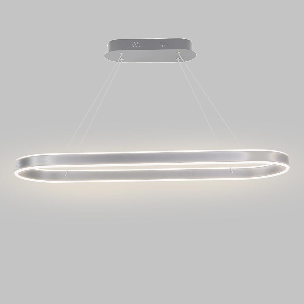 Oval LED Pendant Light Modern Aluminum Ceiling Light