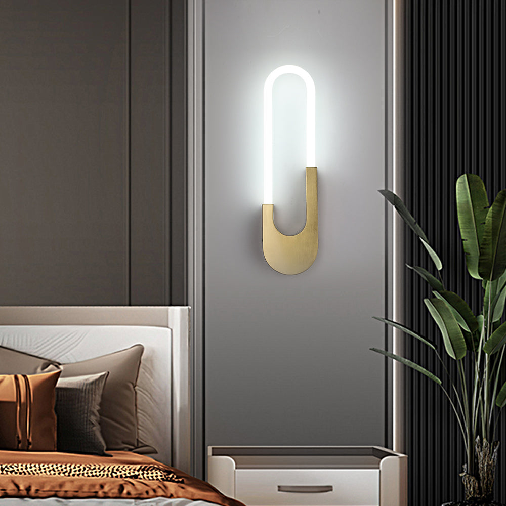 Oval LED Wall Sconces Modern Multi‑function Iron Light