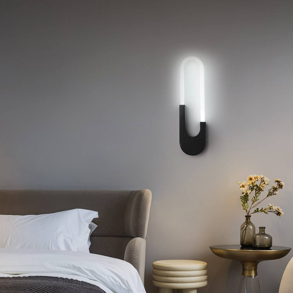 Oval LED Wall Sconces Modern Multi‑function Iron Light