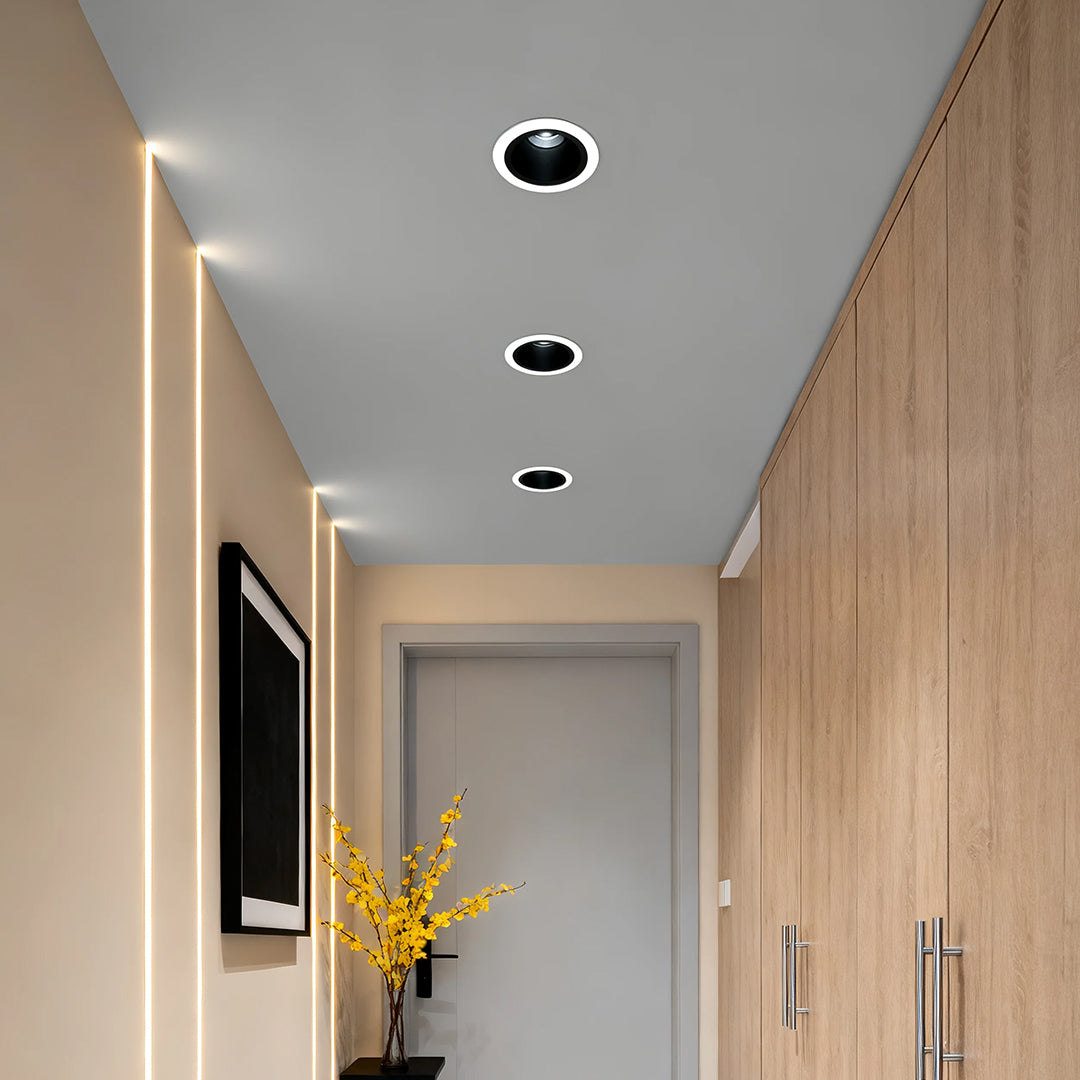 Anti Glare Downlights Aluminum for Home Waterproof Recessed LED Light