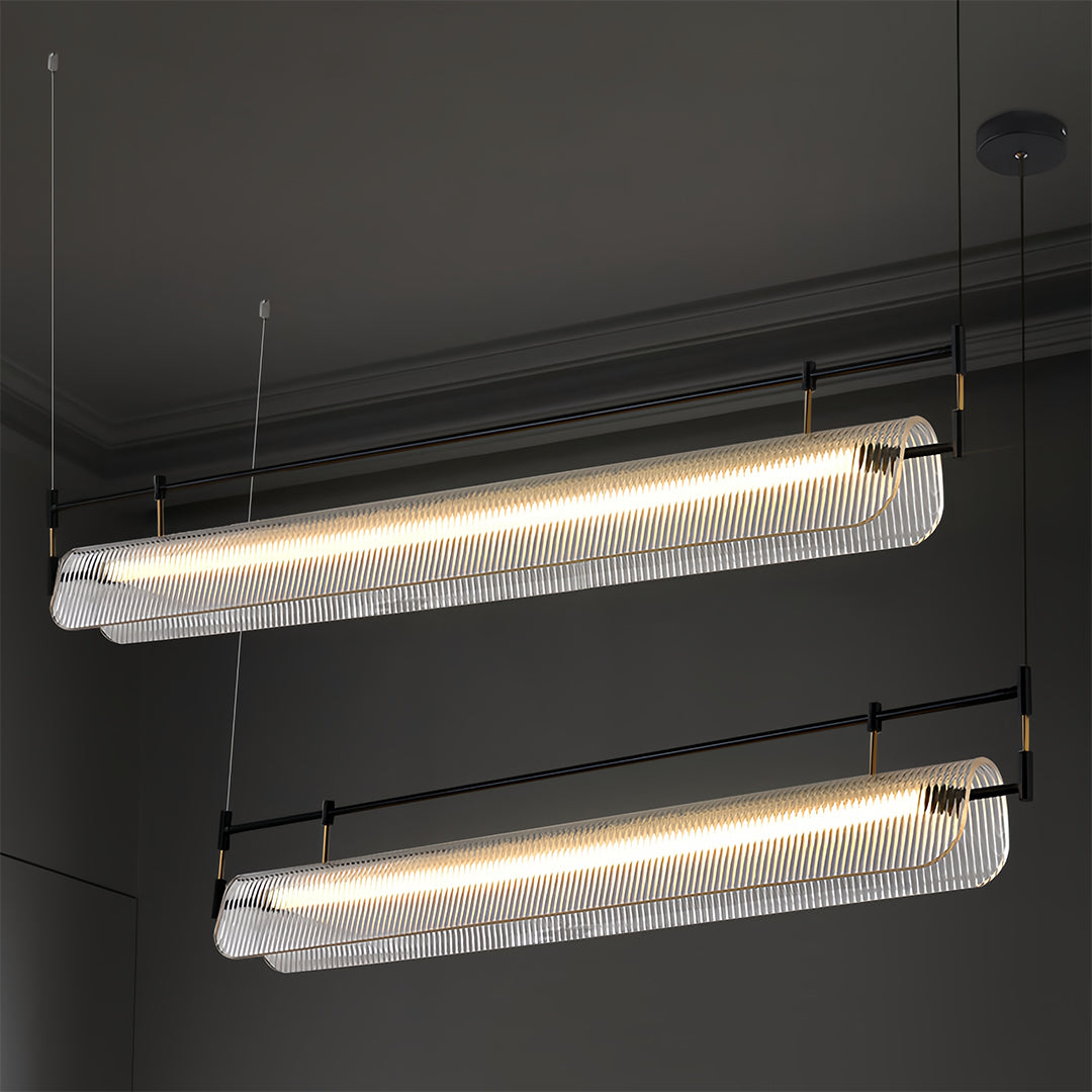 Linear Light Pendant Nordic Minimalist Long Strip Ceiling Lights