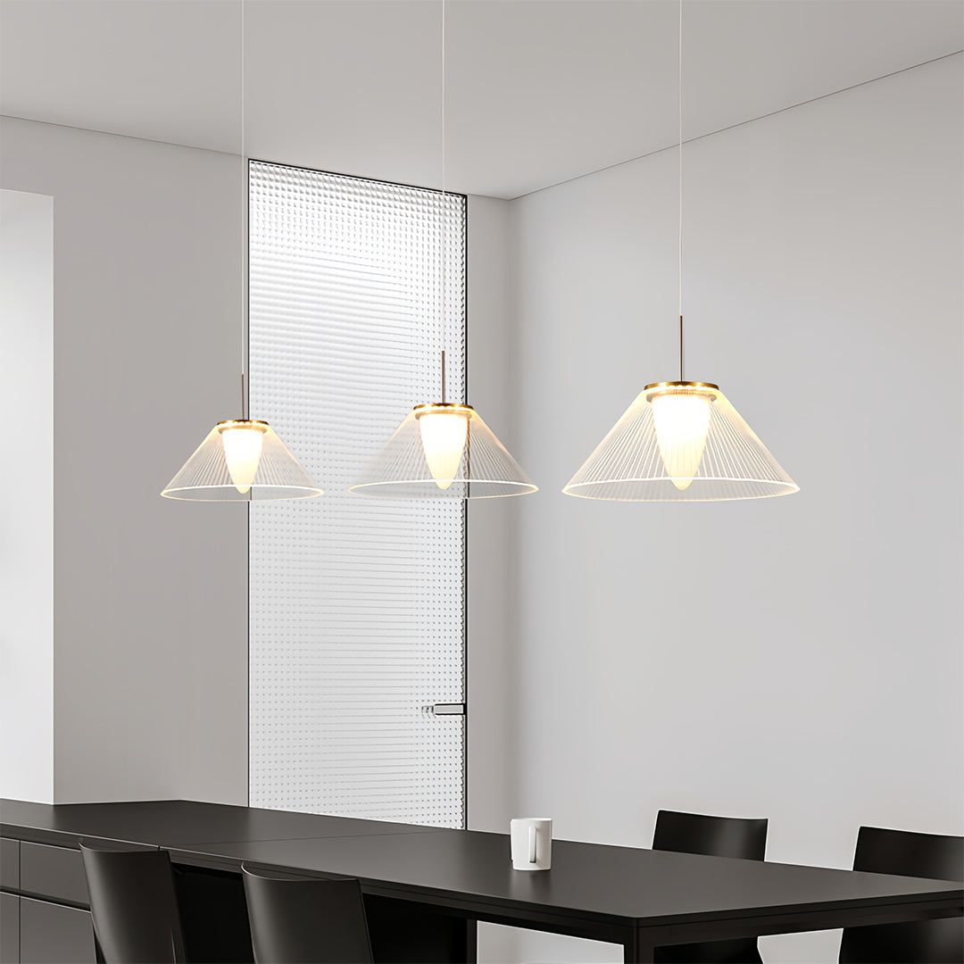 Clear Glass Pendant Lights for Kitchen Island Spectrum Ceiling Light