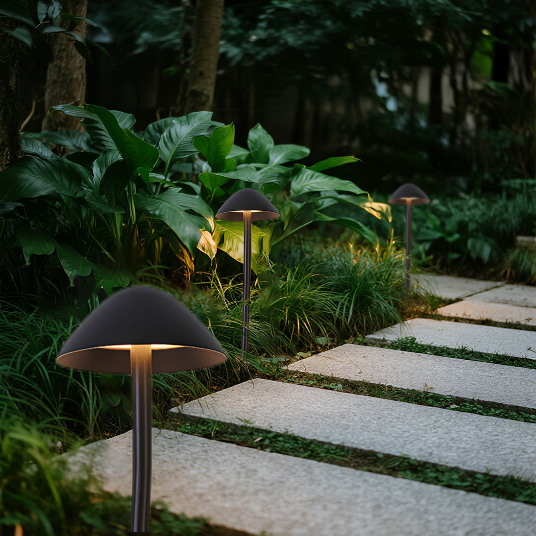 Mushroom Garden Lights Modern Simple LED Metal Landscape Light