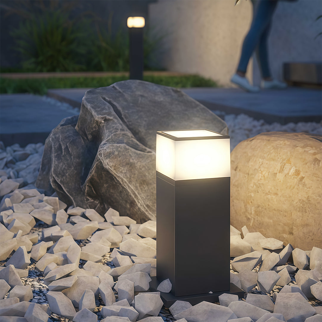 Pathway Yard Lights Modern Square Ambient Outdoor Landscape Light