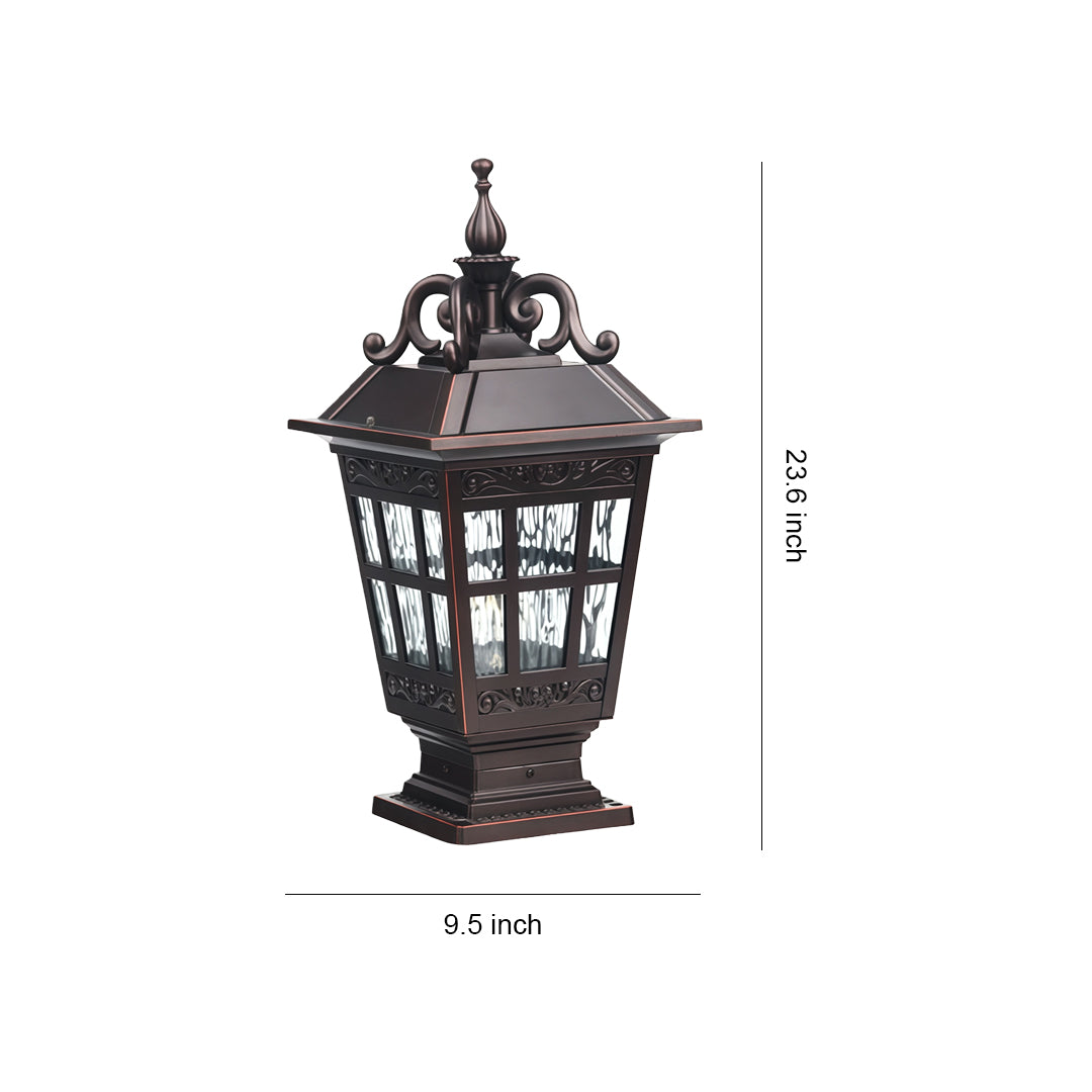 Pillar Garden Lights Weather-Resistant Aluminum Light Fixture