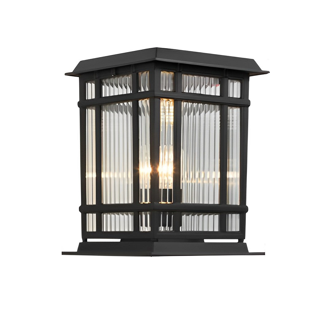 Pillar Solar Light Dual Power Supply Vintage LED Waterproof Light