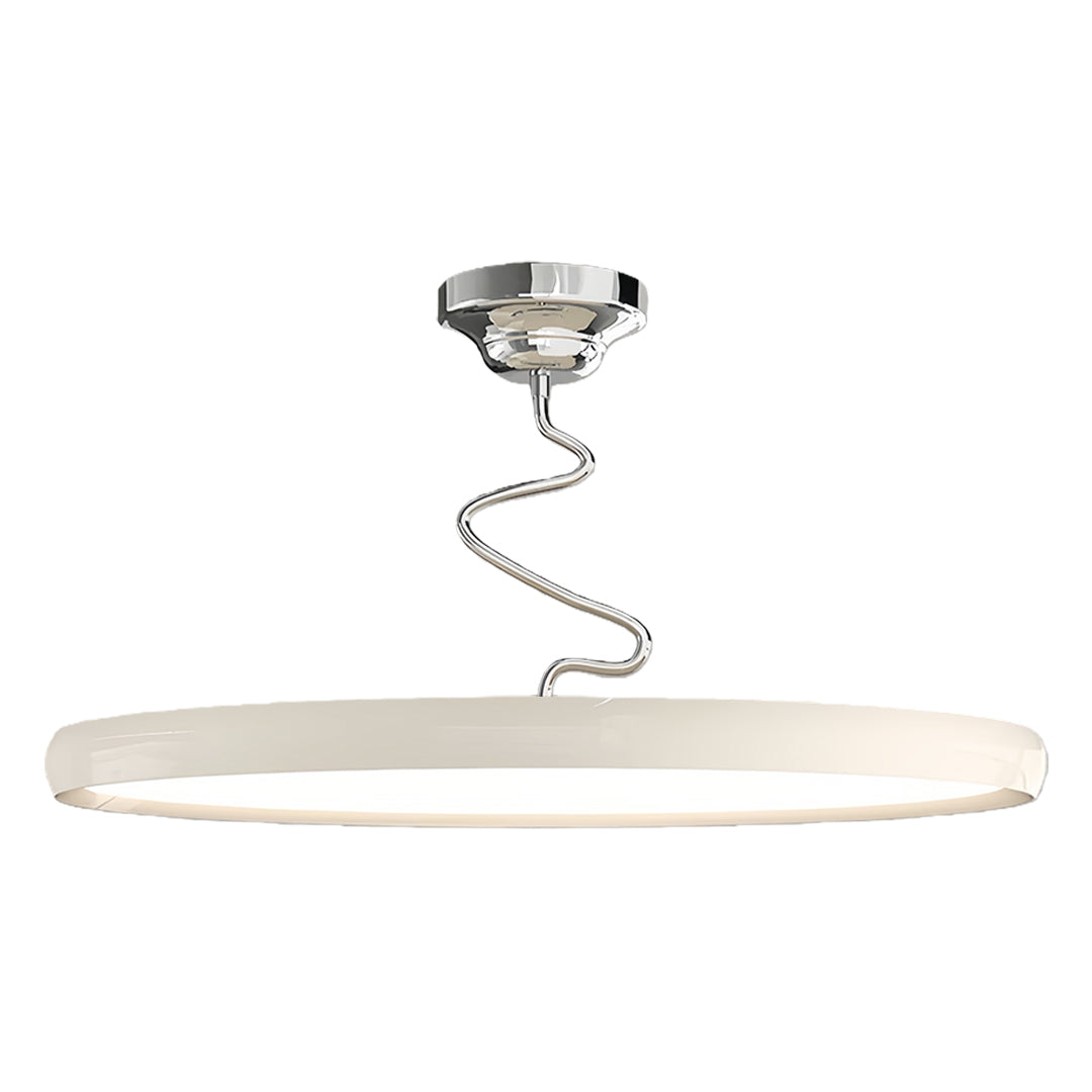 Modern Semi Flush Mount Ceiling Light Twisted wide-spectrum Light