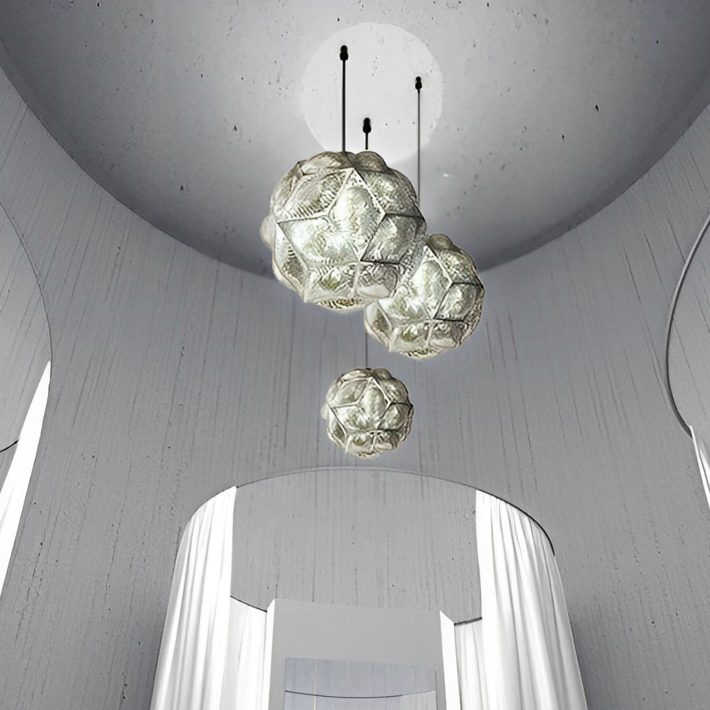 Polyhedron Pendant Light Modern Irregular Sphere Ceiling Light