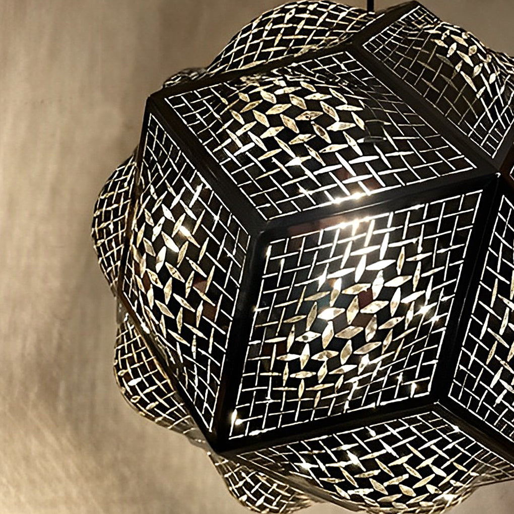 Polyhedron Pendant Light Modern Irregular Sphere Ceiling Light