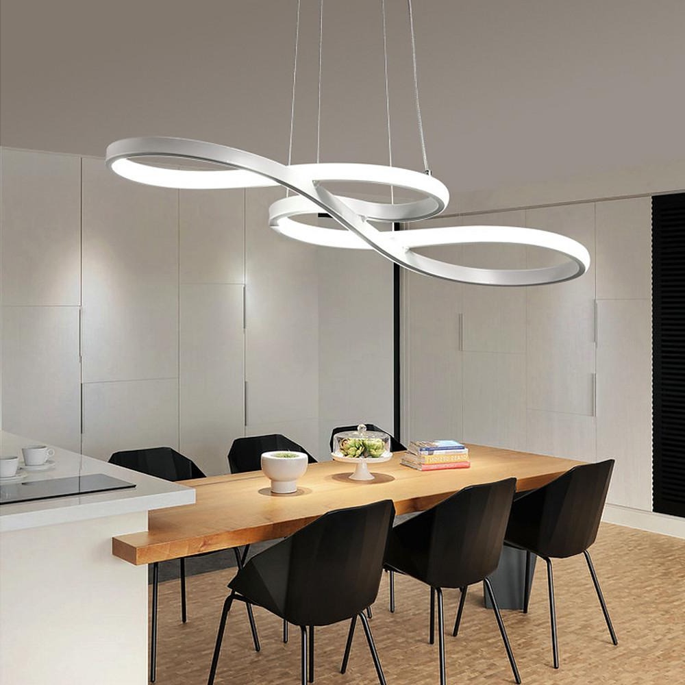 Ribbon LED Pendant Light Nordic Geometrical Linear Ceiling Lights