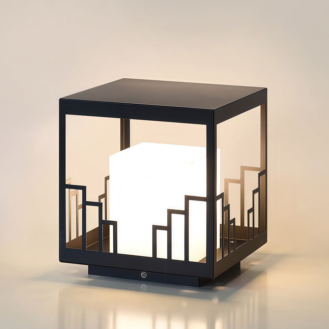 Outdoor Pillar Light Minimalist Waterproof Metal Light