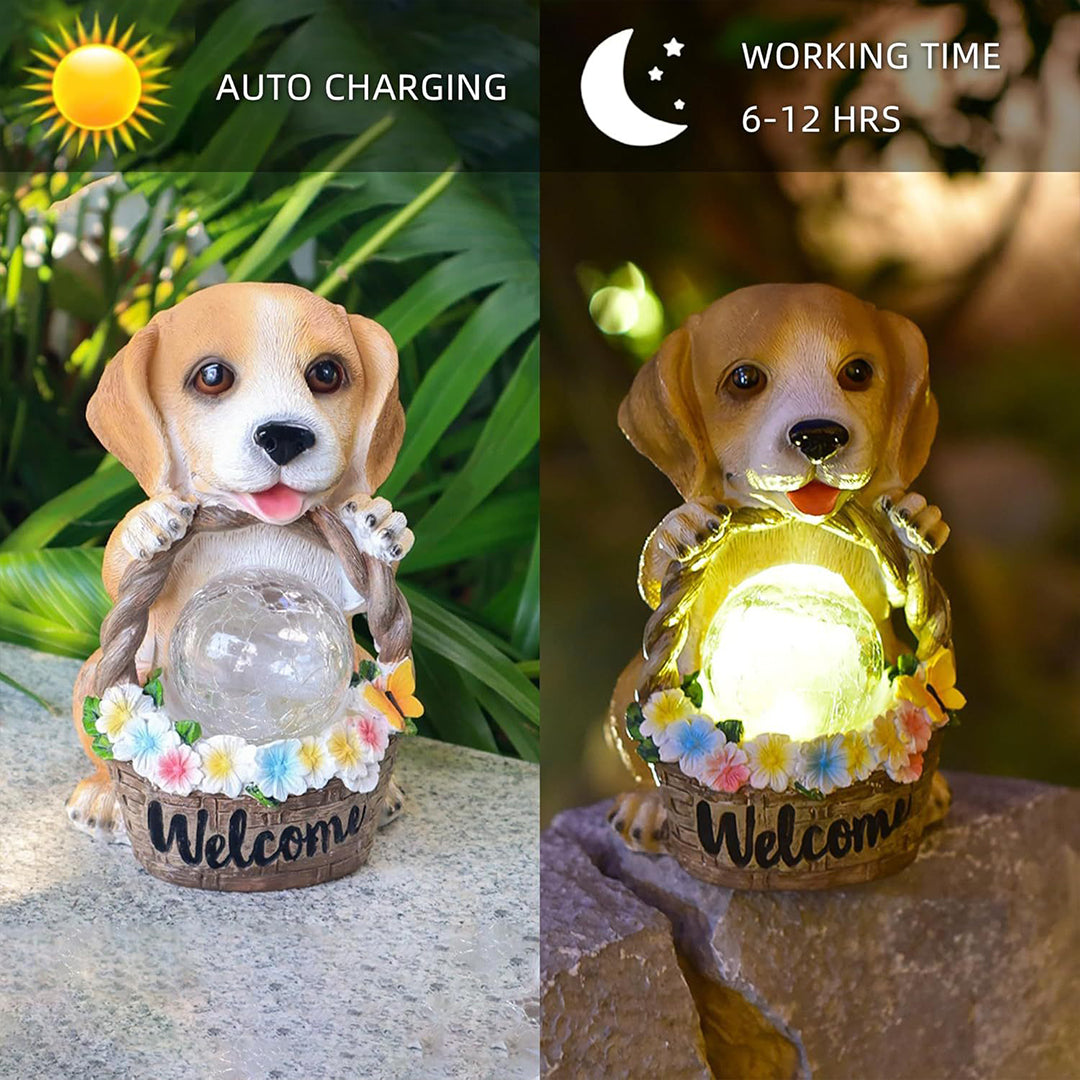 Resin Animal Garden Solar Lights