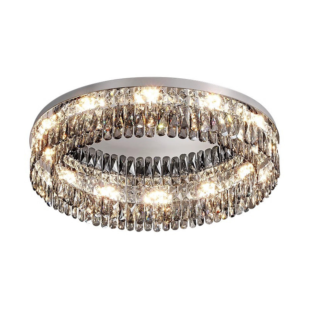 Ceiling Round LED Lights Luxury French Crystal Ceiling Light
