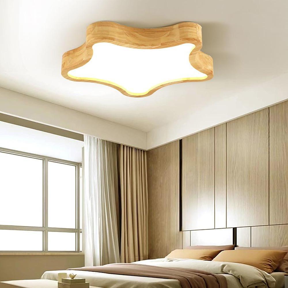 Novelty Rounded Star Flush Mount Light LED Ceiling Lights