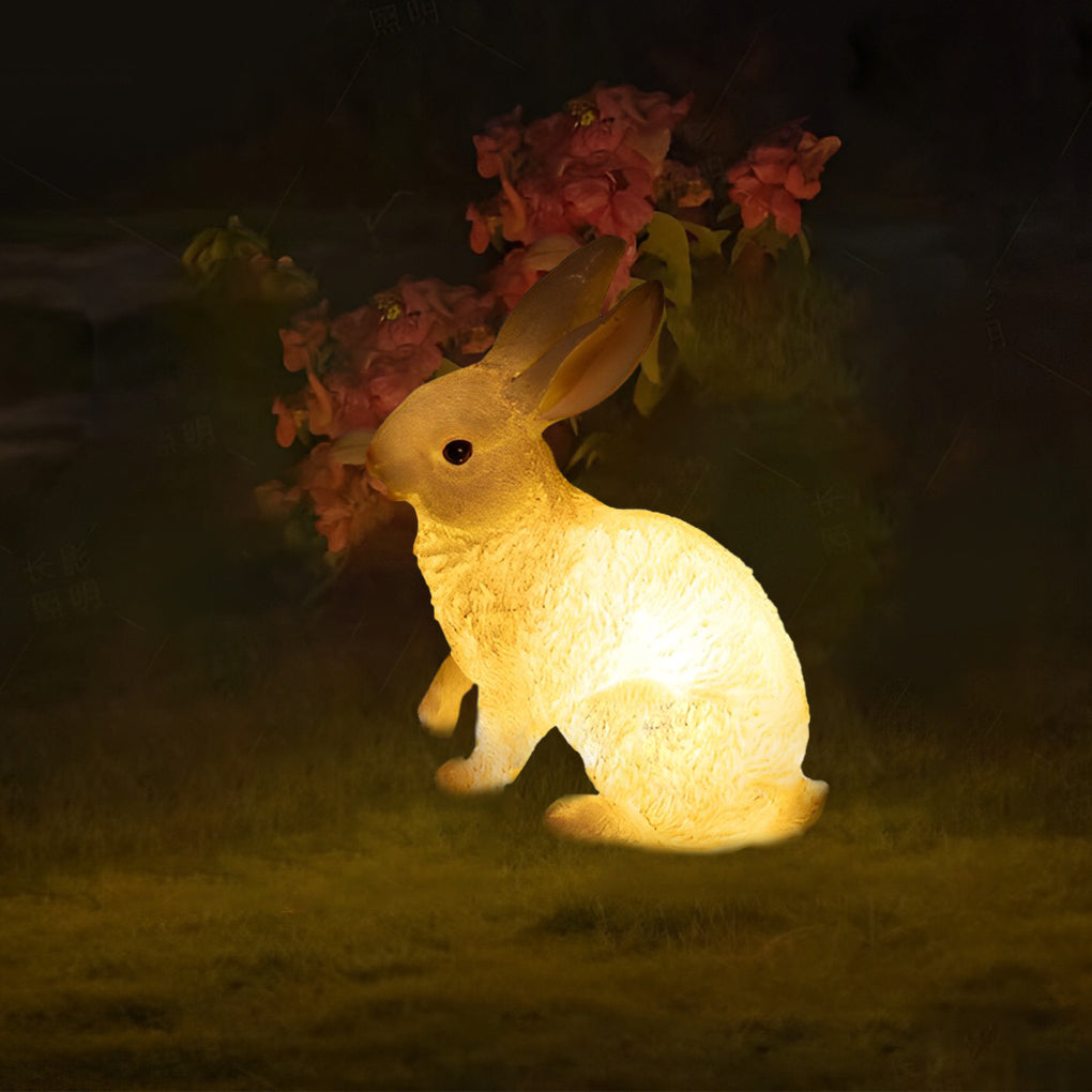 Rabbit Garden Light Modern Waterproof Fiberglass Light