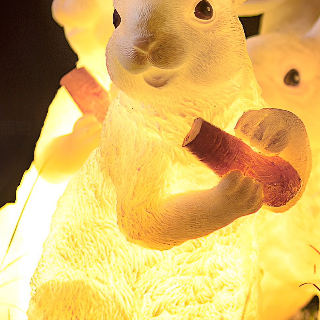 Rabbit Garden Light Modern Waterproof Fiberglass Light