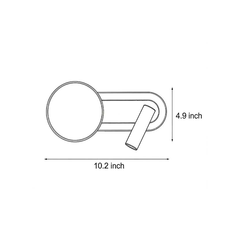 Reading Light for Bed Wall Mounted Modern Dual‑light Lamp