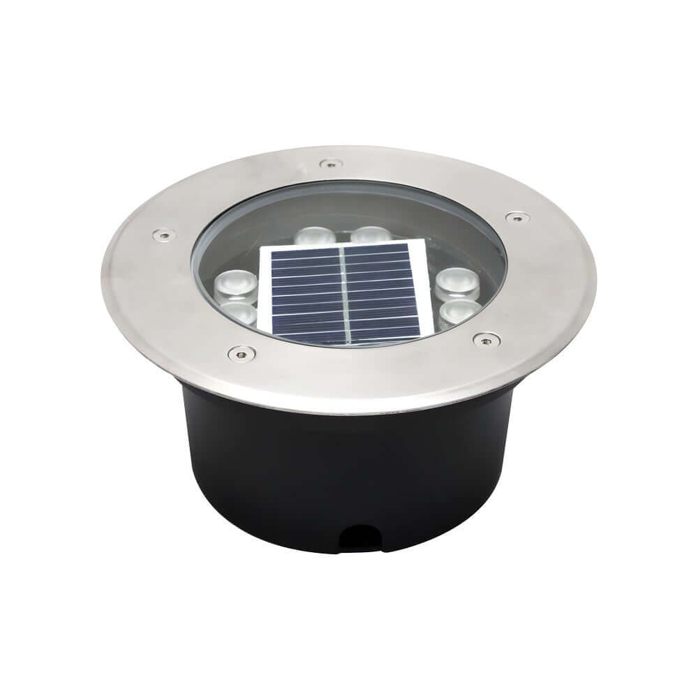 Recessed Floor Lighting Solar LED Metal Well Light