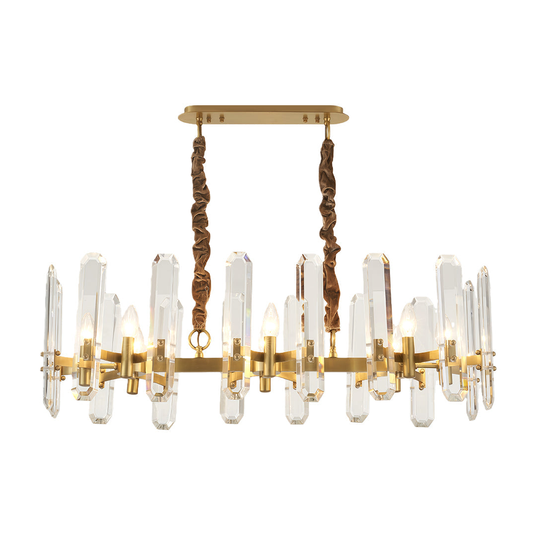 Chandelier Brass Modern Luxury Modern Glass Ceiling Light