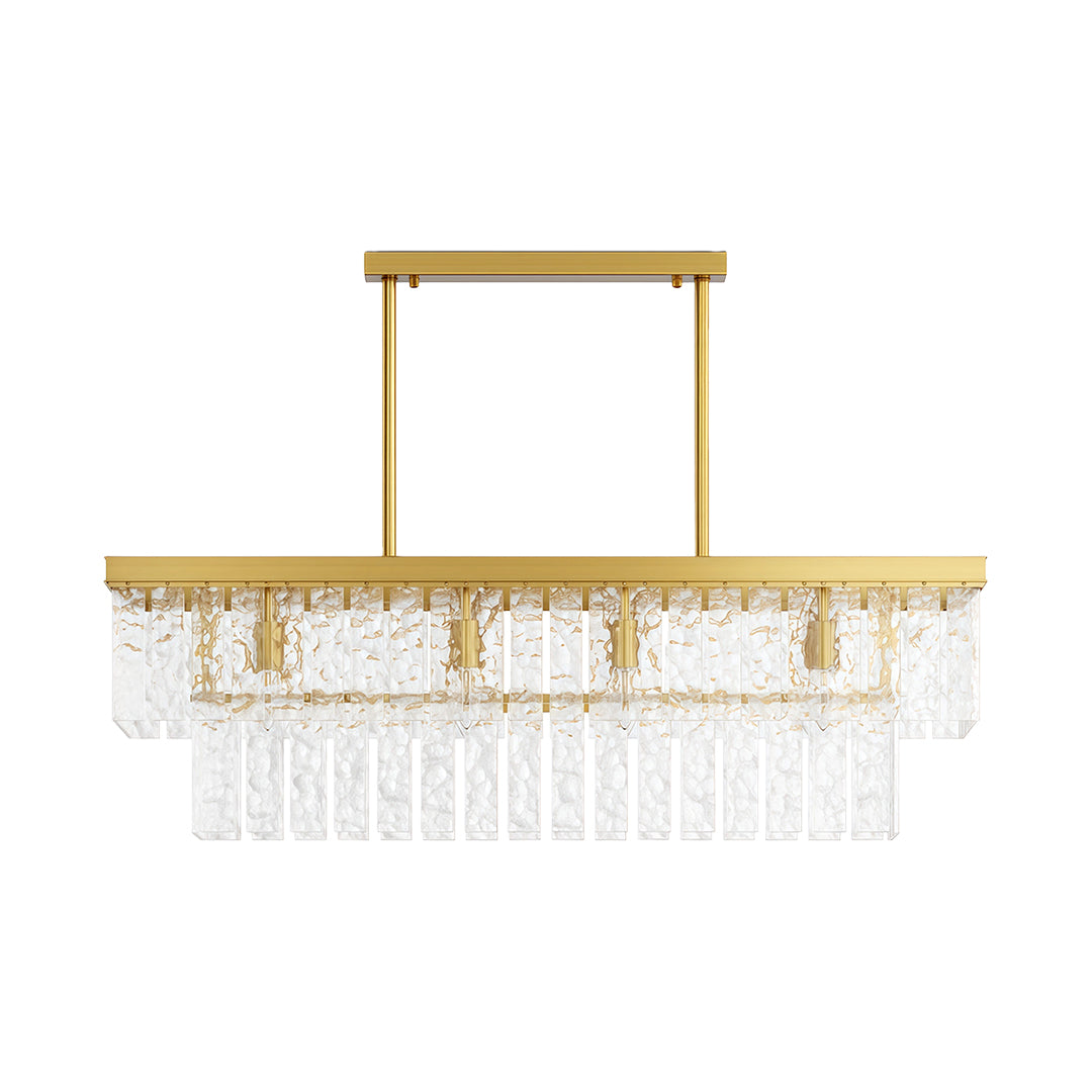 Modern Forms Chandelier Minimalist Full-Copper Luxury Ceiling Light