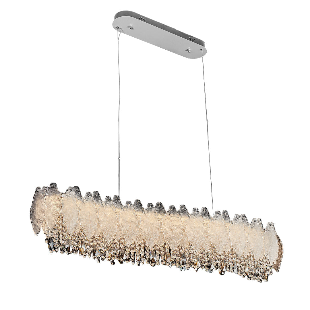 Country French Chandelier Gold Crystal Ceiling Light