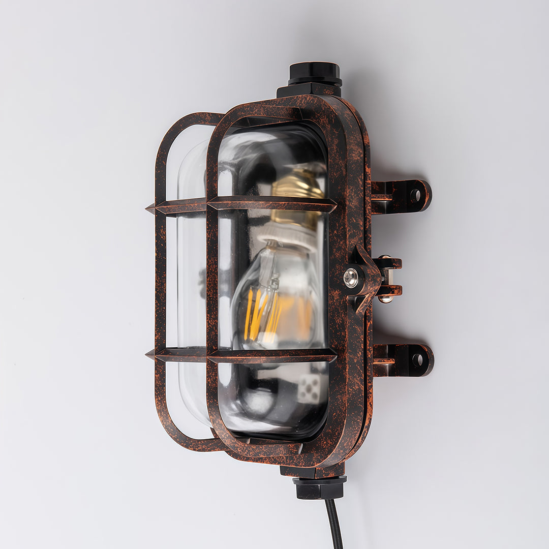 Industrial Outdoor Sconce American Retro Style Wall Lamp