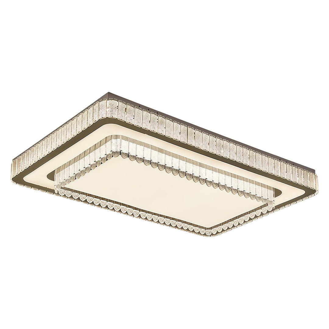 Modern Flush Mount Light Fixtures Luxury Crystal Light